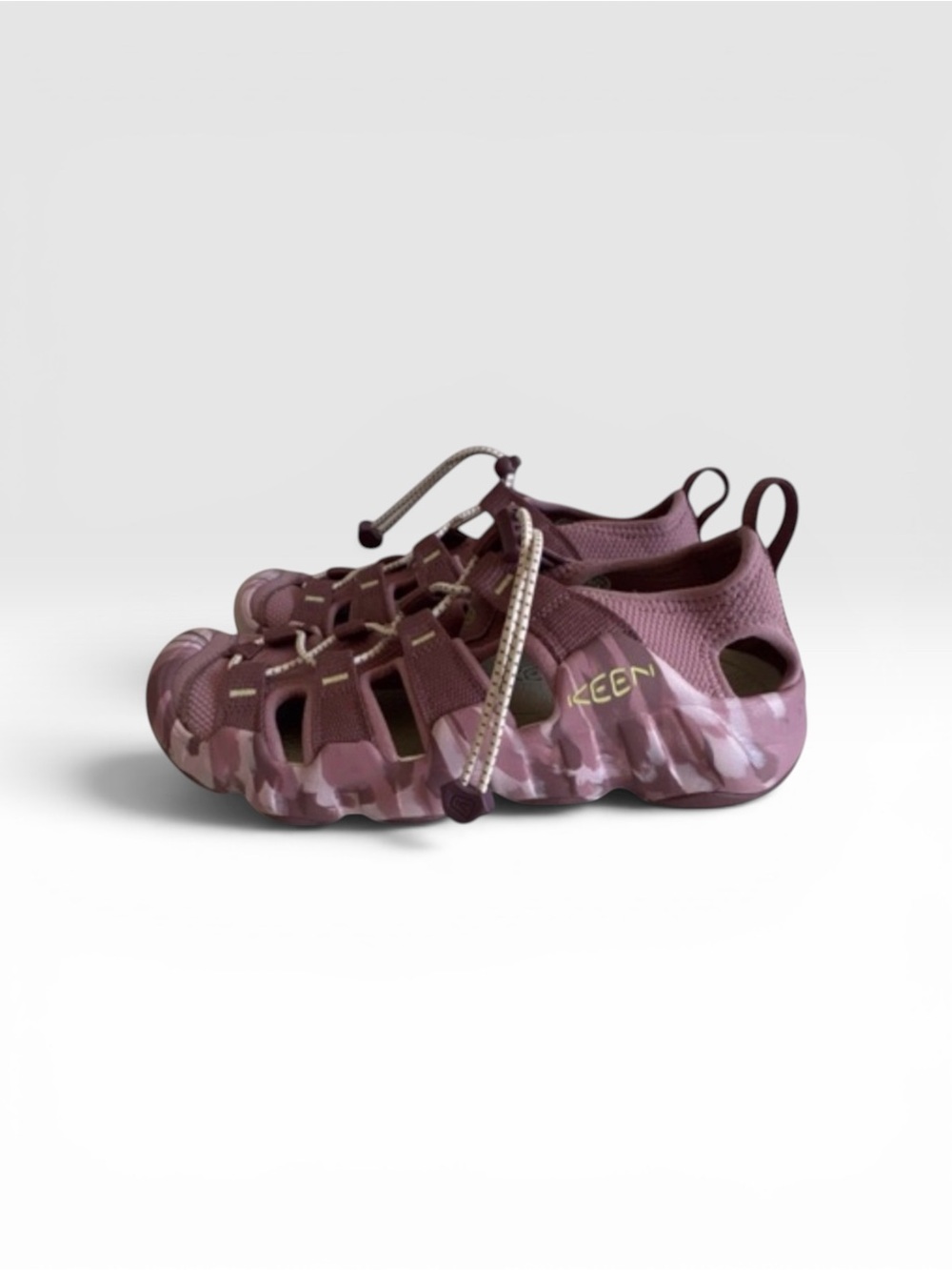KEEN Newport H2 Women’s Pink Camo Water Hiking Sandals Size 8.5 Like New - Picture 4 of 16